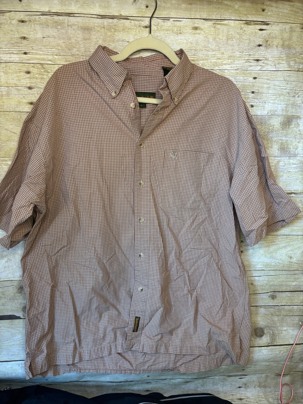Timberland Men's 100% Cotton Short Sleeve Casual Button Down